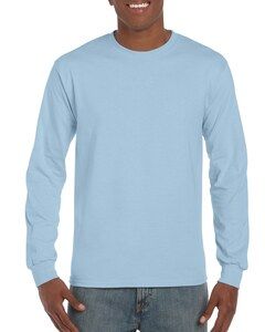 Gildan GI2400 - Ultra Katoen T-shirt Lange Mouw voor volwassenen Lichtblauw