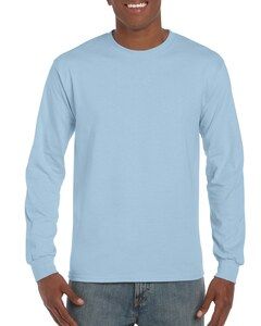 Gildan GI2400 - Ultra Cotton Adult T-Shirt Lange Mouw Lichtblauw