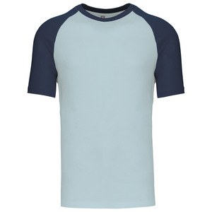 Kariban K330 - BASEBALL - TWEEKLEURIG T-SHIRT Ijs/Denim