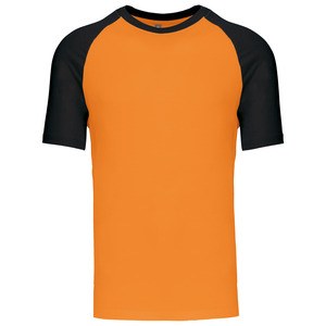 Kariban K330 - HONKBAL - TWEEKLEURIG T-SHIRT Oranje/Zwart