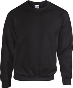 Gildan GI18000 - Sweatshirt van zware kwaliteit voor volwassenen Met Ronde Hals Zwart