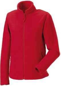 Russell RU8700F - Dames Outdoor Fleece Met Volledige Rits Klassiek Rood