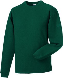 Russell RU013M - Zwaar Sweatshirt Met Ronde Hals Fles groen