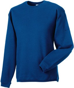 Russell RU013M - Zwaar Sweatshirt Met Ronde Hals Helder Royal