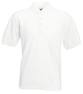 Fruit of the Loom SS402 - Poloshirt 65/35 Wit