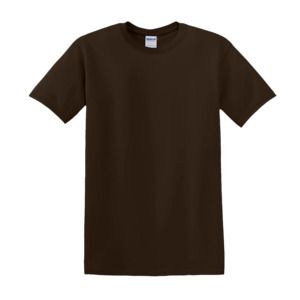 Gildan GD005 - Zwaar katoenen t-shirt voor volwassenen Donkere Chocolade