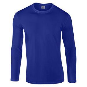 Gildan GD011 - Softstyle™ t-shirt met lange mouw Koningsblauw