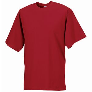 Russell J180M - Super klassiek ringgesponnen t-shirt met ronde hals Klassiek Rood
