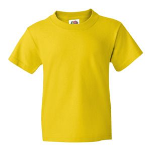 Fruit of the Loom 61 - Waarde Gewicht T-Shirt Zonnebloem