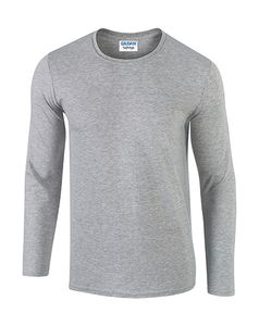 Gildan 64400 - Softstyle® T-shirt met Lange Mouwen Sportgrijs (RS)