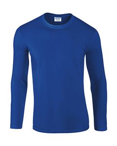 Gildan 64400 - Softstyle® T-shirt met Lange Mouwen Koningsblauw