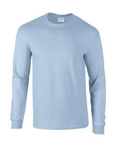 Gildan 2400 - Ultra T-Shirt met Lange Mouwen Lichtblauw