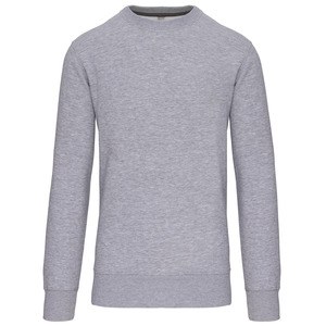 Kariban K442 - SWEATER MET RONDE HALS Oxford grijs