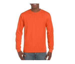 Gildan GI2400 - Ultra Katoen T-shirt Lange Mouw voor volwassenen Oranje