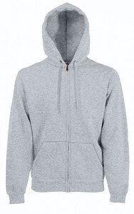 Fruit of the Loom SC62062 - Hoodie Sweat Jack (62-062-0) Heide Grijs