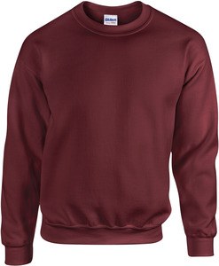 Gildan GI18000B - ZWARE GEMÊLEERDE KINDERSWEATER MET RONDE HALS Maroon