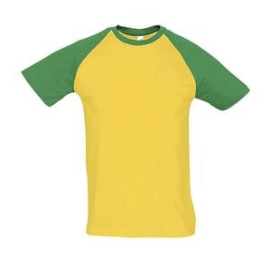 SOLS 11190 - Funky Heren Tweekleurig T Shirt Met Raglan Mouwen