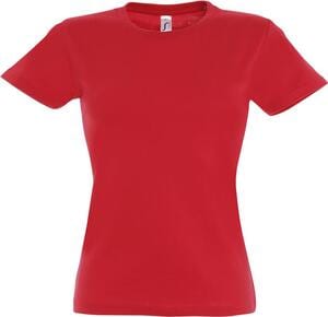 SOL'S 11502 - Keizerlijke VROUW Dames T Shirt Ronde Hals Rood