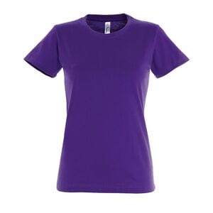 SOL'S 11502 - Keizerlijke VROUW Dames T Shirt Ronde Hals Violet foncé