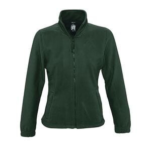 SOL'S 54500 - NORTH VROUW Dames Fleecejack Met Rits Vert sapin