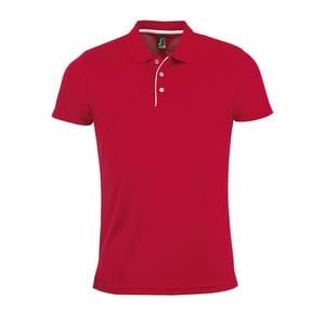 SOL'S 01180 - PERFORMER MEN sportpolo voor heren Rood