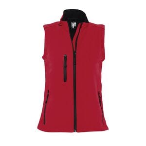 SOL'S 46801 - RALLYE WOMEN Dames Softshell Zonder Mouwen Rouge piment