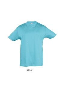 SOL'S 11970 - REGENT KIDS Kinder T-shirt Ronde Hals Atol Blauw