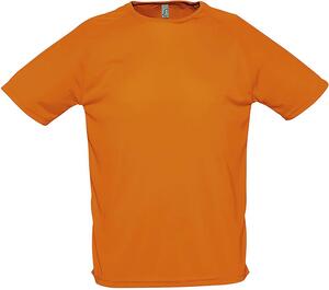 SOL'S 11939 - SPORTY Heren Tee Shirt Met Raglan Mouwen Oranje