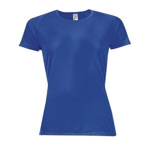 SOL'S 01159 - SPORTY VROUW Dames T Shirt Raglan Mouwen Koningsblauw