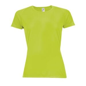 SOL'S 01159 - SPORTY WOMEN Dames T Shirt Raglan Mouwen Neon groen