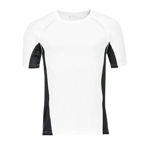 SOL'S 01414 - SYDNEY MEN Tee Shirt Running Heren Korte Mouwen Wit