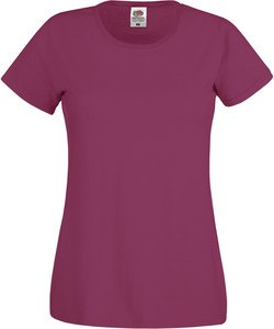 Fruit of the Loom SC61420 - Lady-Fit Original dames t-shirt  Bourgondië