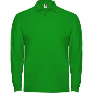 Roly PO6635 - ESTRELLA L/S Poloshirt met lange mouwen Grasgroen