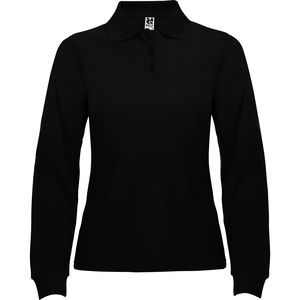 Roly PO6636 - ESTRELLA WOMAN L/S Poloshirt met lange mouwen met kraag en ondermouw in ribtricot