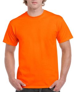 Gildan GN200 - Ultra Cotton™ T-shirt voor volwassenen Veiligheid Oranje