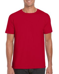Gildan GN640 - Softstyle™ Ringspun T-shirt voor volwassenen Kersenrood