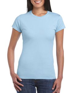 Gildan GN641 - Softstyle™ Ringspun Dames T-shirt Lichtblauw