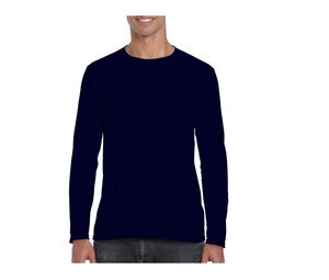 Gildan GN644 - Softstyle T-Shirt Volwassenen Met Lange Mouw Marine