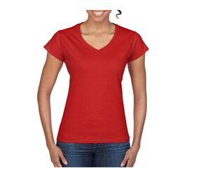 Gildan GN647 - Softstyle Dames V-Hals T-shirt