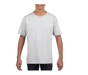 Gildan GN649 - Softstyle Jeugd T-shirt Wit