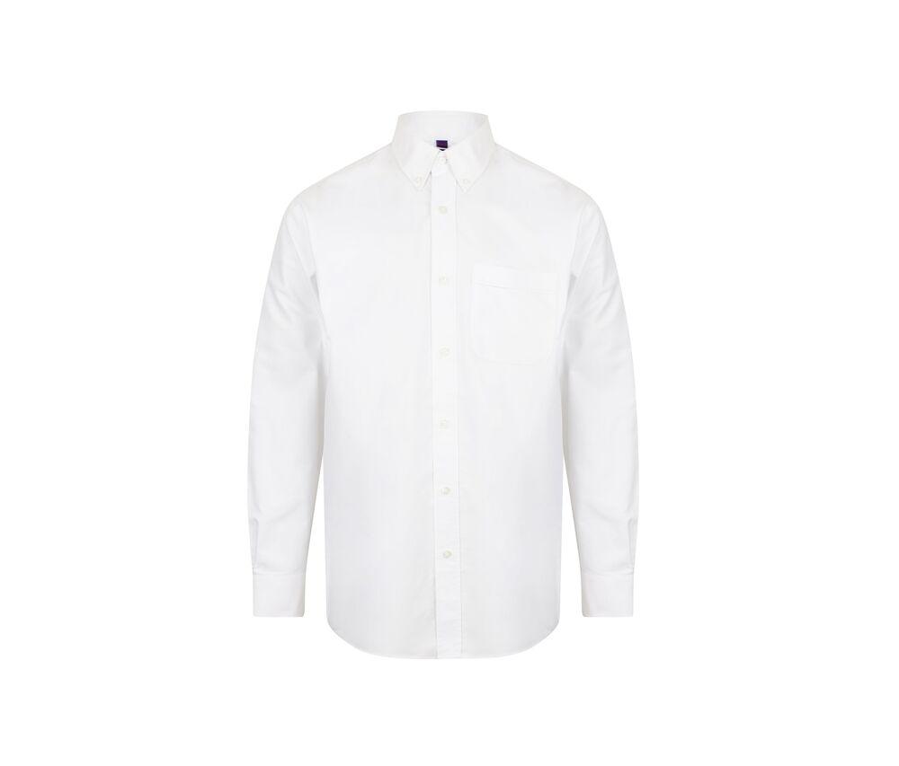 Henbury HY510 - Classic Oxford overhemd met Lange Mouw
