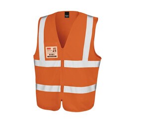 Result RS202 - Veiligheids-Vest Met Rits Fluor oranje