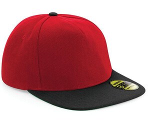 Beechfield BF660 - Originele Flat Peak Snapback Pet