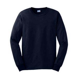 Gildan GN186 - Ultra Katoen T-shirt Lange Mouw voor volwassenen Marine