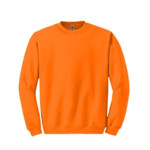 Gildan GN910 - Sweatshirt van zware kwaliteit voor volwassenen Met Ronde Hals Veiligheid Oranje