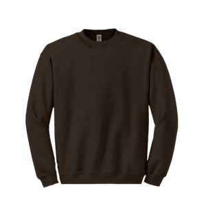 Gildan GN910 - Sweatshirt van zware kwaliteit voor volwassenen Met Ronde Hals Donkere Chocolade