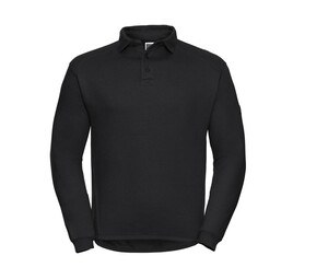 Russell JZ012 - Zware Kraag Sweatshirt Zwart
