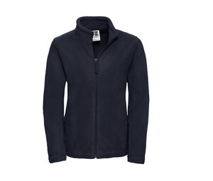 Russell JZ87F - Outdoor Fleece Met Volledige Rits Franse marine