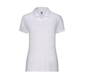 Fruit of the Loom SC281 -Dames Sport Polo Wit