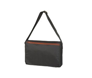 Black&Match BM902 - Messenger Tas Zwart/oranje